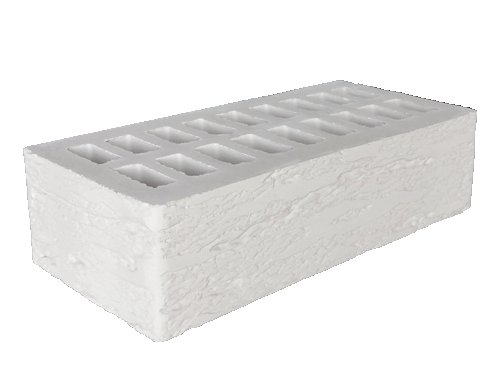 Кирпич керамический 1 НФ белый Rock