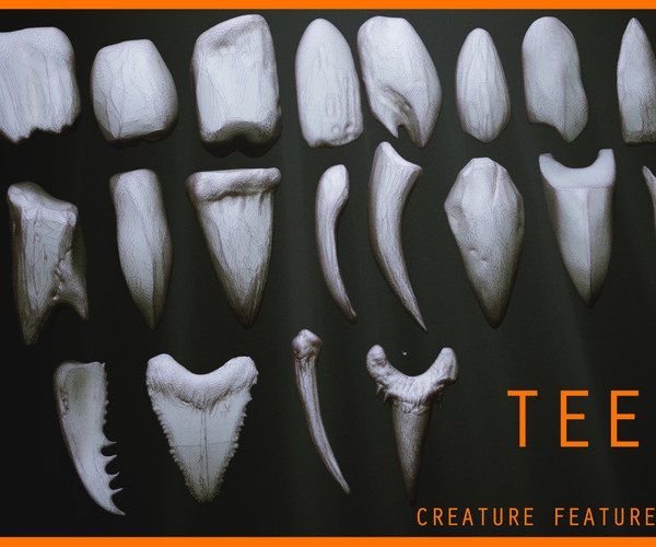 Зубы монстра референс