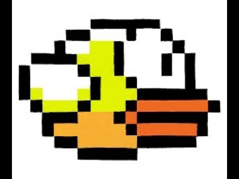 Птица из игры Flappy Bird
