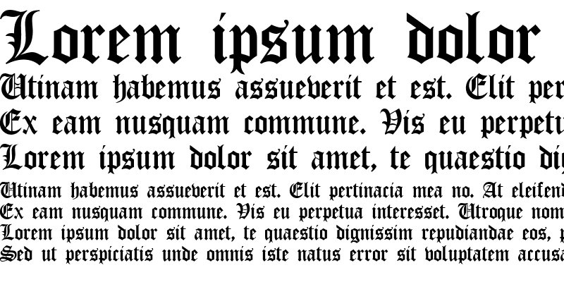 Готический текст