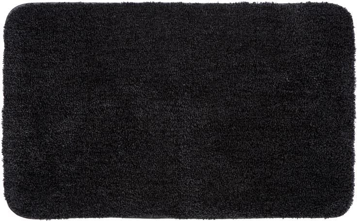 Коврик для ванной черный