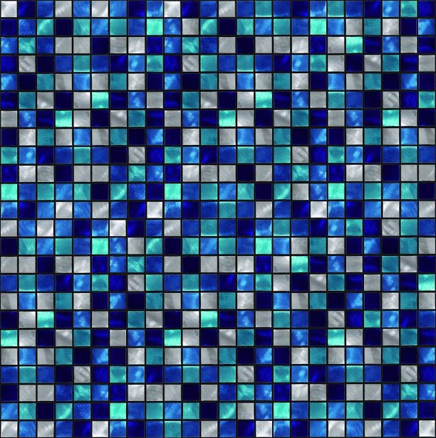 Мозаика синяя