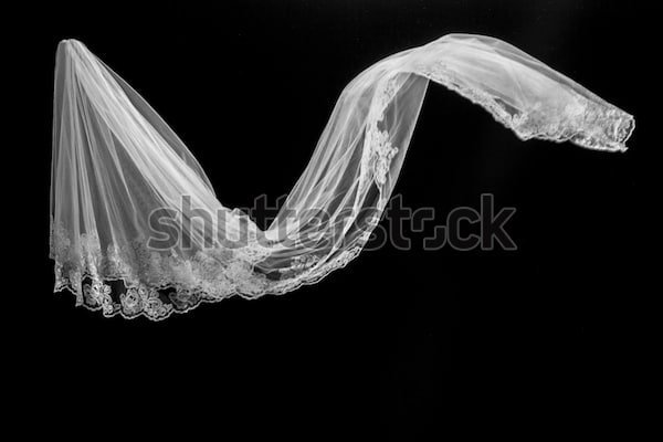 Развивающаяся фата для фотошопа