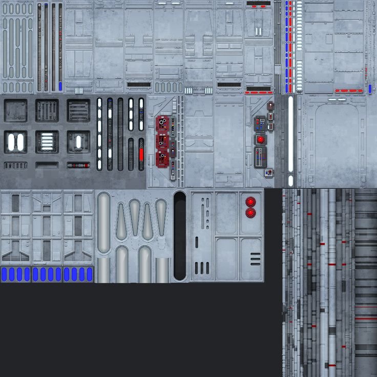 Текстура обшивки космического корабля