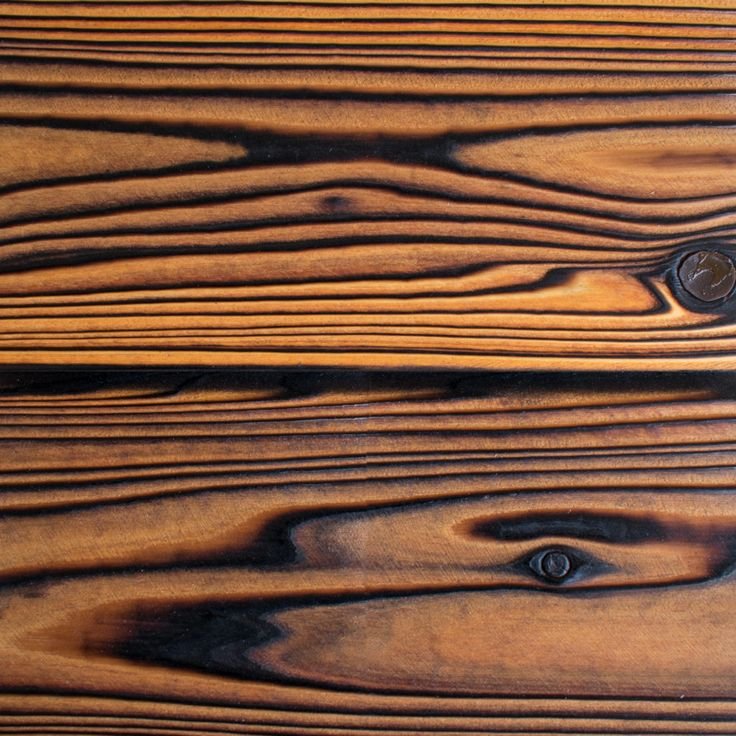 Браширование по технологии Shou Sugi ban