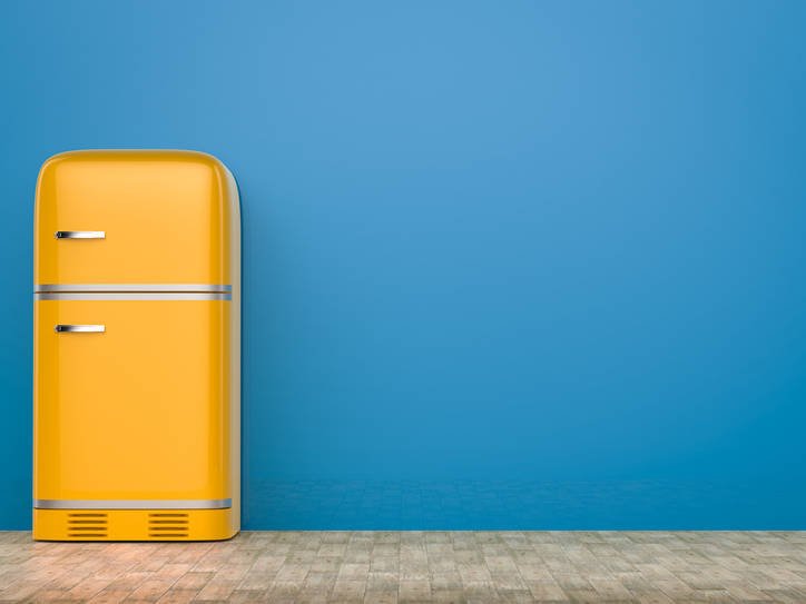 Ретро холодильник