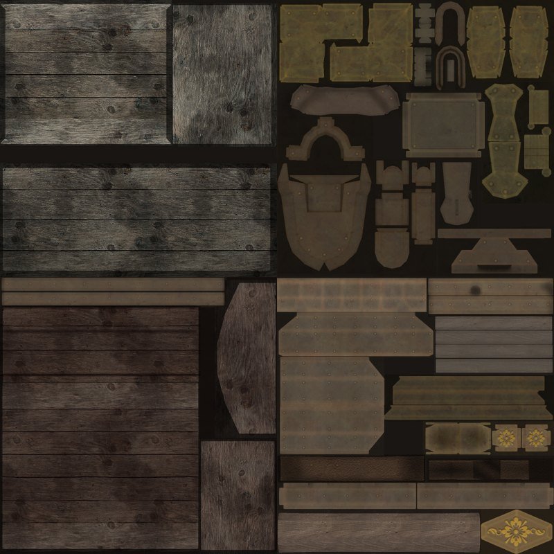 Текстура сундука