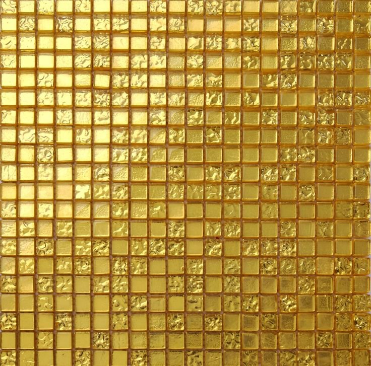 Мозаика стеклянная Mirror Gold