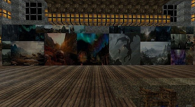 Skyrim texture Pack Minecraft