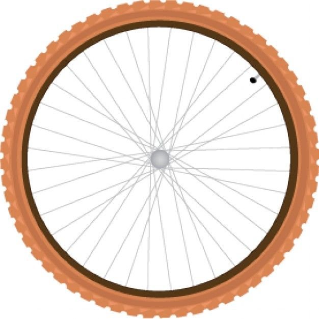 Колесо велосипеда вектор