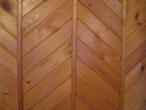 Вагонка елочкой