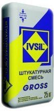 Штукатурка цементная IVSIL gross фасадная серая 25кг(48)