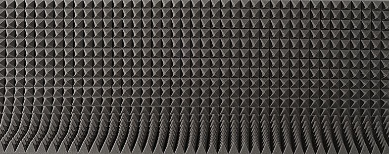 Шумоизоляция стен поролон пирамида