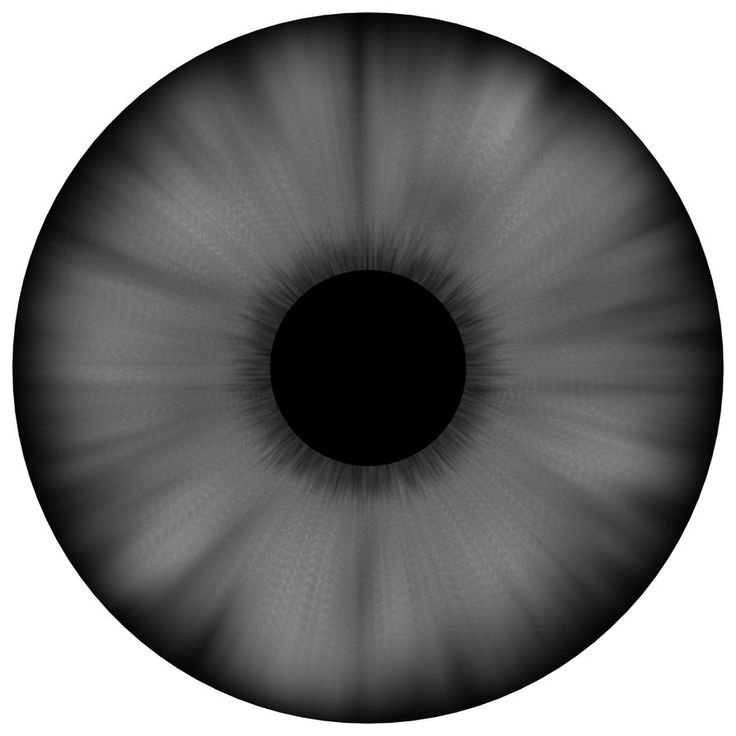 Черно белый зрачок
