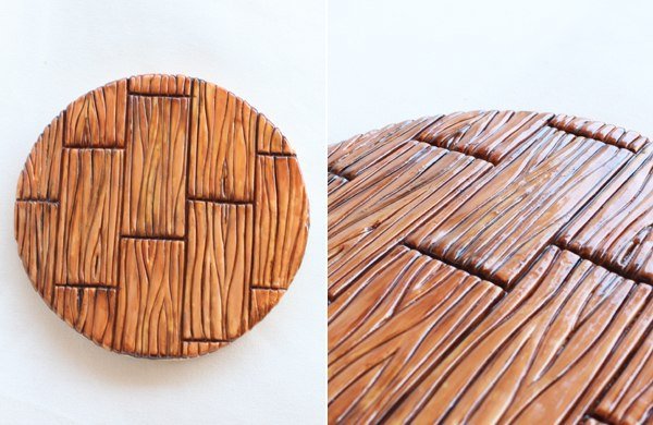 Имитация дерева из полимерной глины