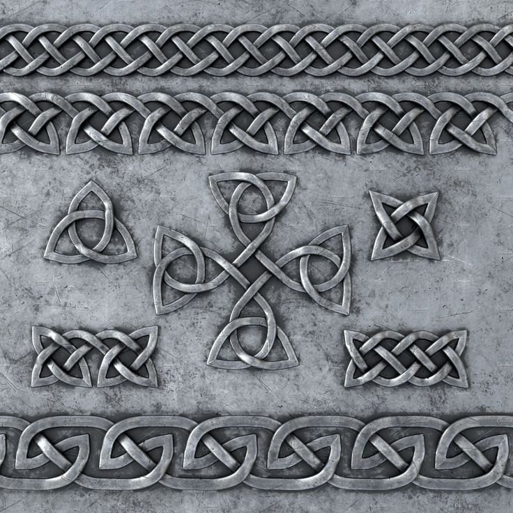 Плетеные орнаменты древних кельтов