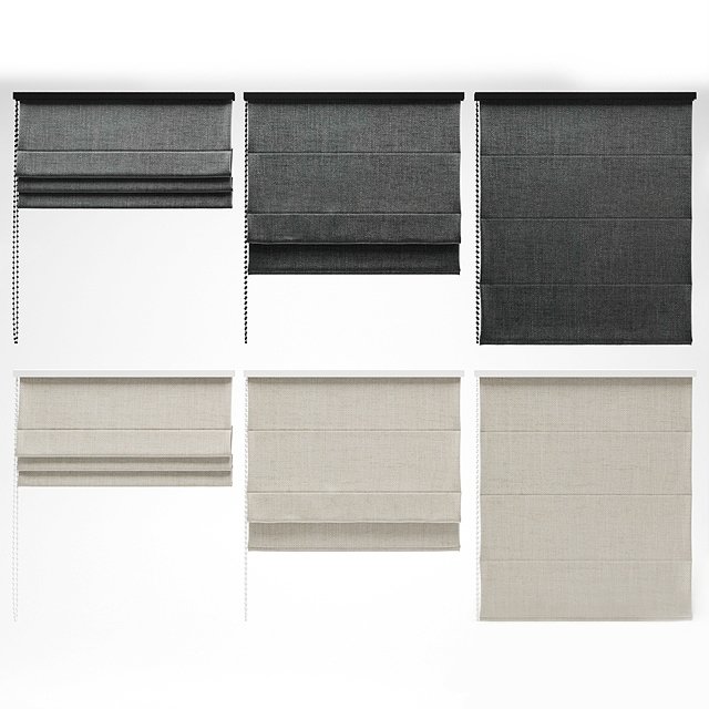 Римская штора 3ddd