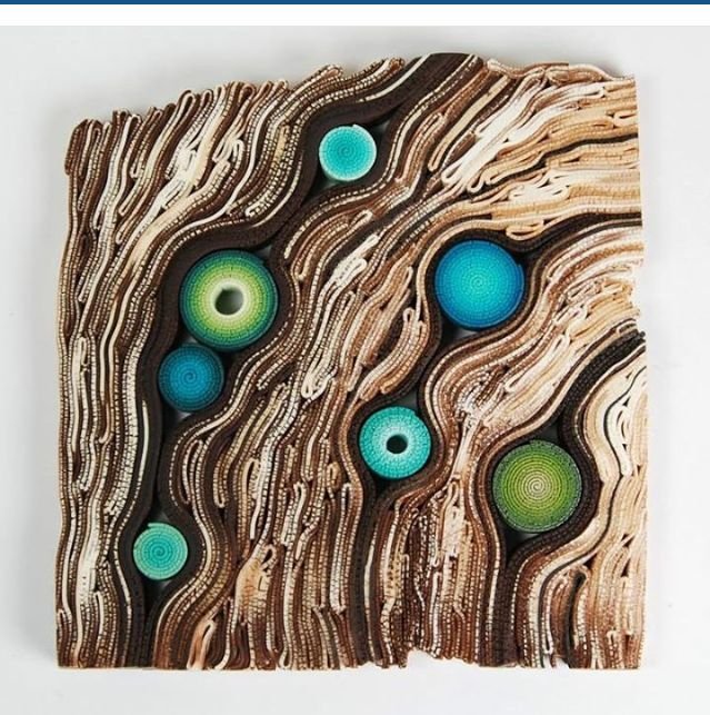 Фактура дерева полимерная глина