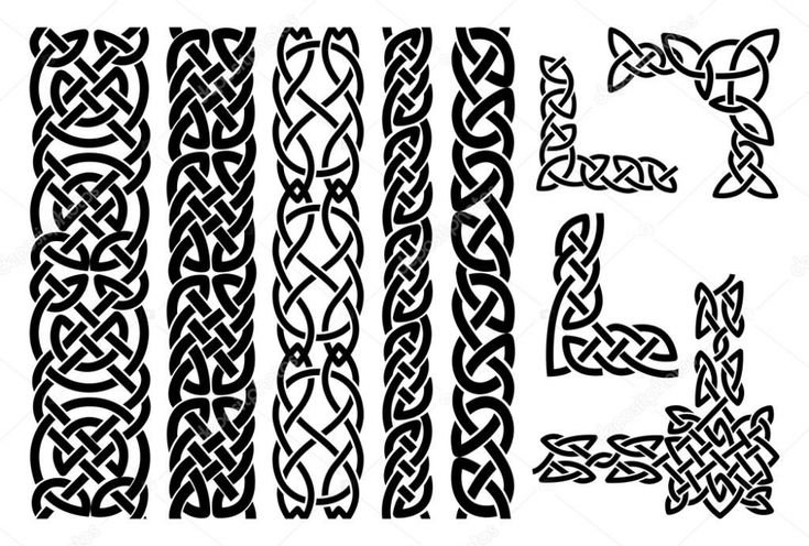 Кельтский ленточный орнамент