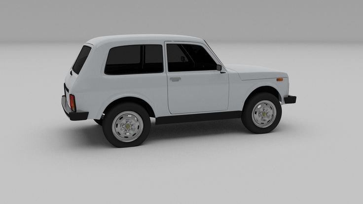 Нива 3d модель