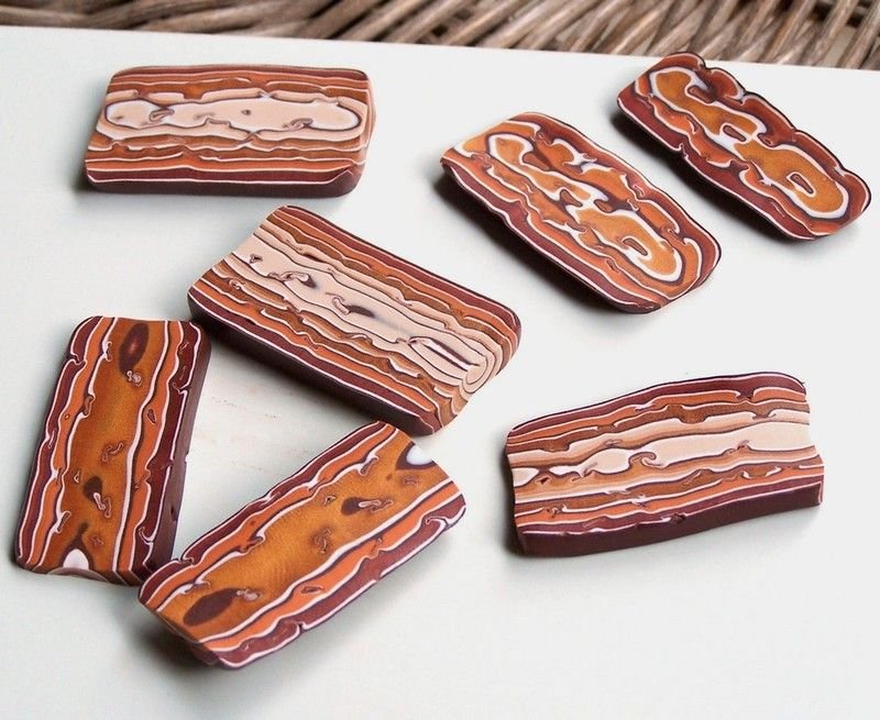 Полимерная глина имитация дерева