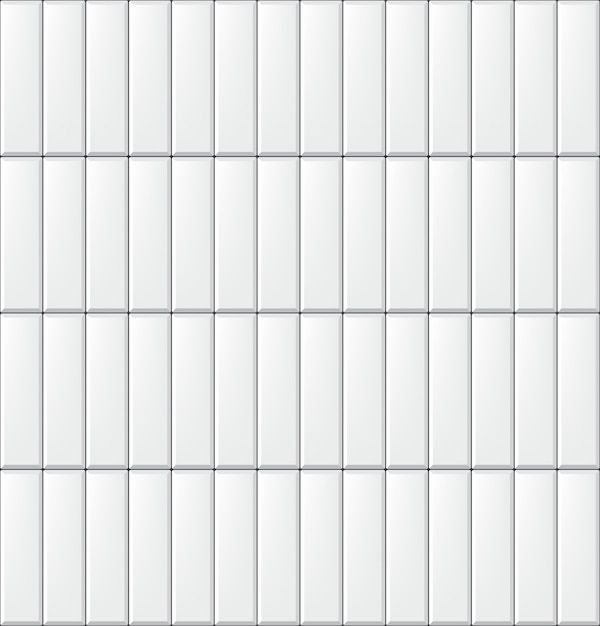 Плитка белая прямоугольная