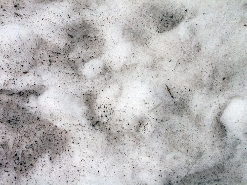 Грязный снег текстура