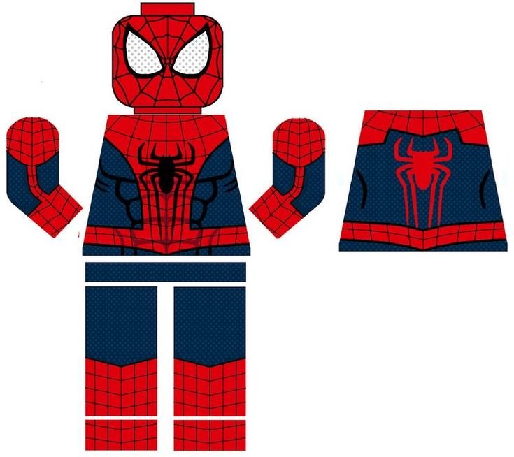LEGO Spider man 2002 Декаль