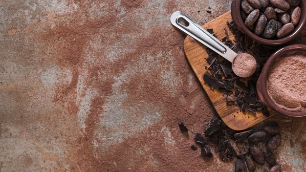 Какао порошок фон