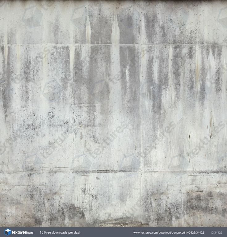 Бетонная стена с Потекми