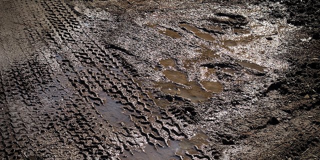 Текстура грязной дороги