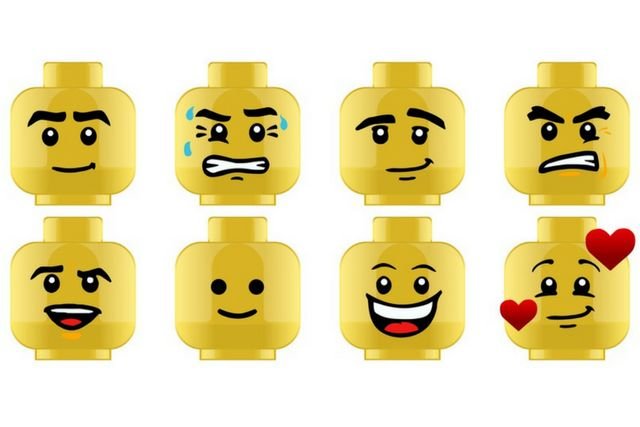 Лицо лего человечка