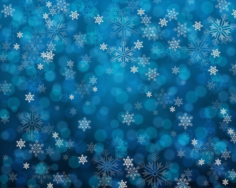 Фон снежинки