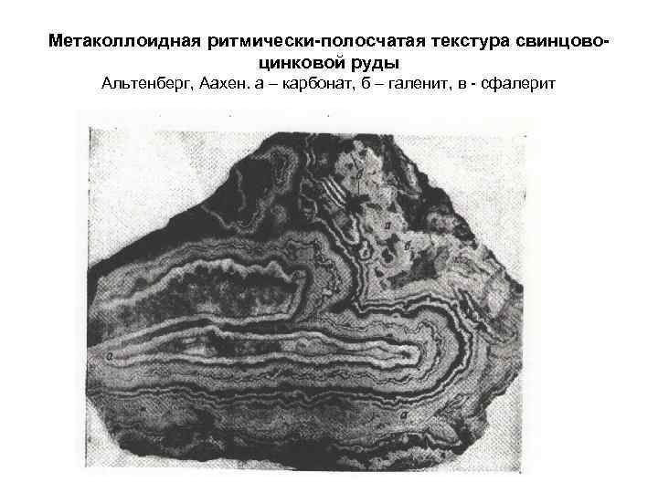 Прожилковая структура руд