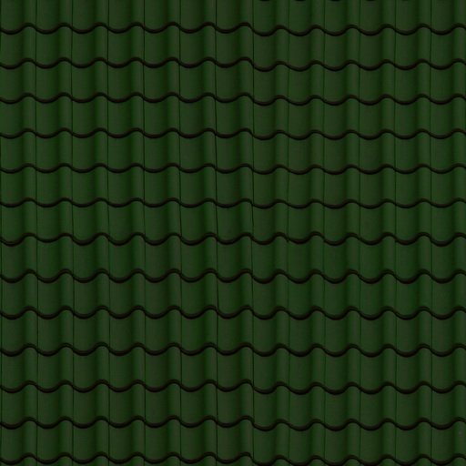 кровля темно зеленая