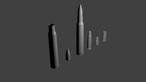 Патрон 3d модель