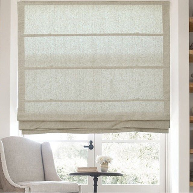 Римские шторы лен