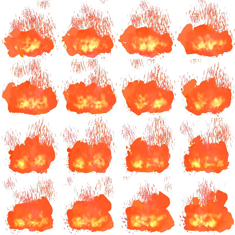 Огонь Sprite Sheet
