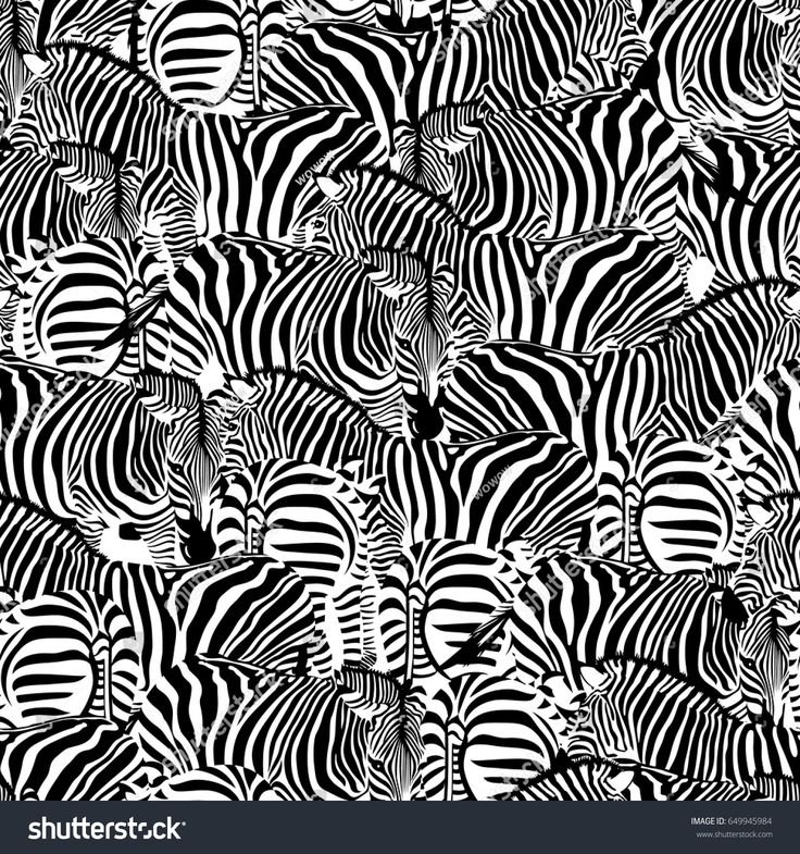 Зебра паттерн бесшовный