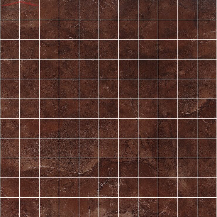 Плитка напольная коричневая 33х33