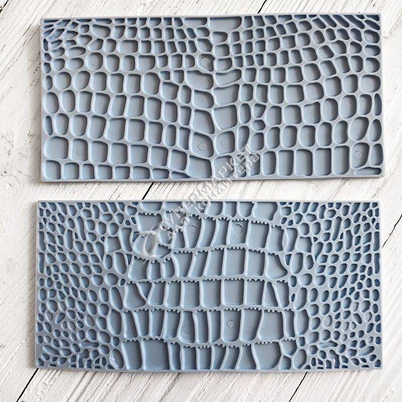 Текстурный мат для мастики кожа