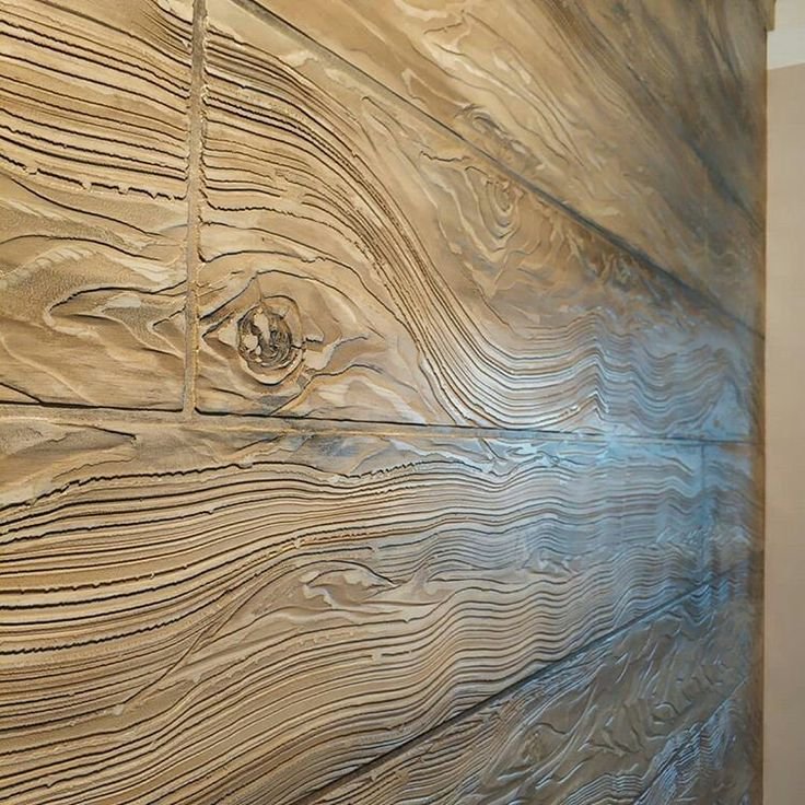 Декоративная штукатурка под дерево