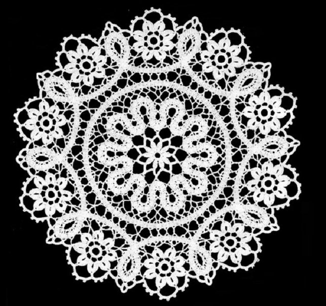 Вологодское кружево салфетка