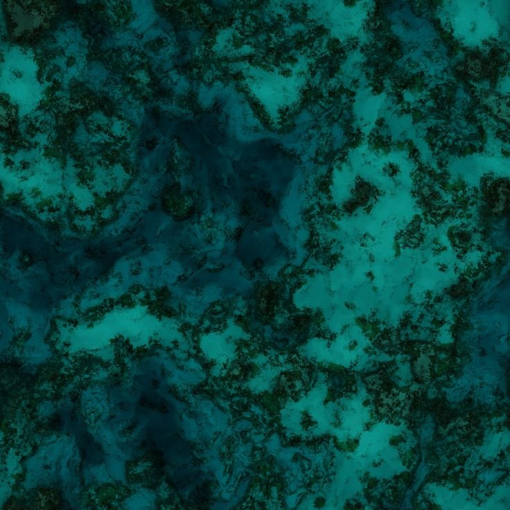 Дно океана вид сверху