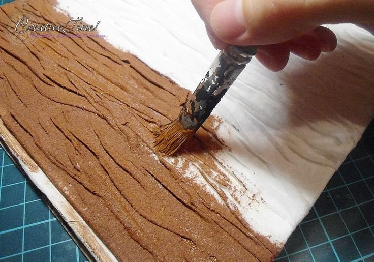 Имитация древесины на бумаге