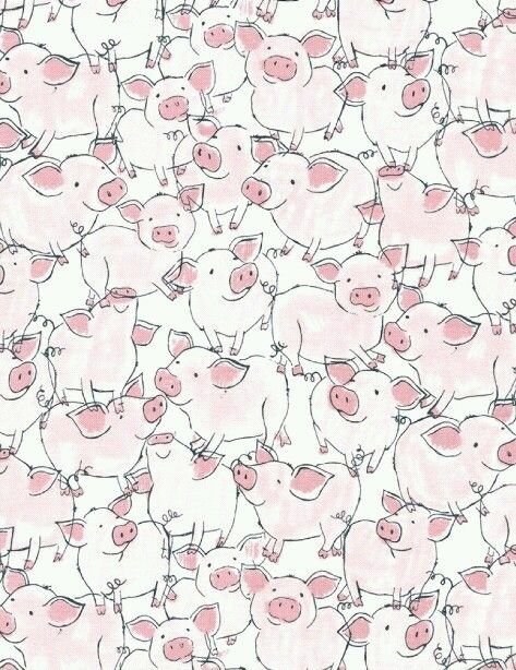 Фон со свинками