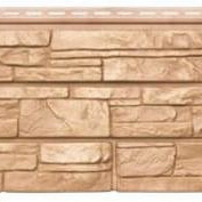 Фасад Крымский сланец янтарь