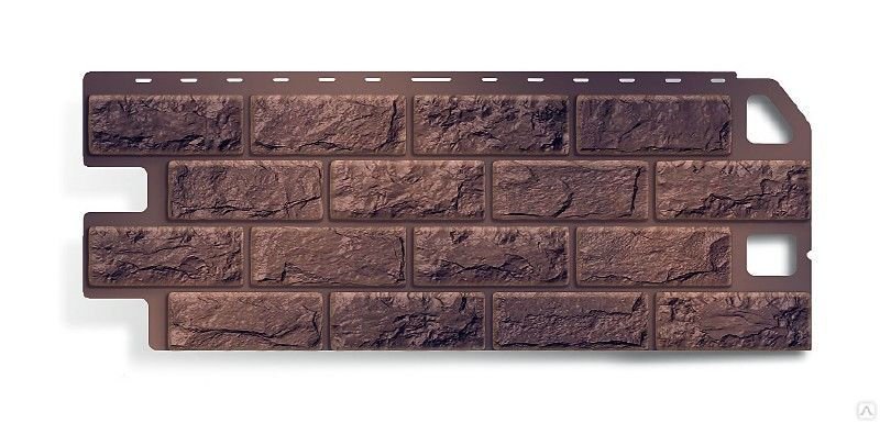 Цокольный сайдинг Альта профиль Фагот