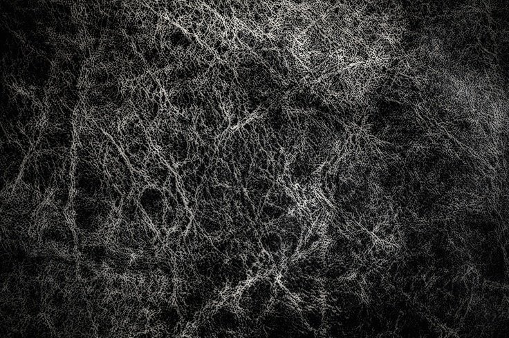 Черная Старая кожа