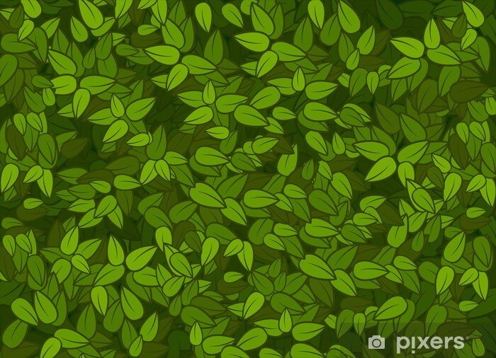 Текстура листвы мультяшная